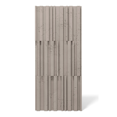 Płyta betonowa na ścianę 3D PB42 1350x600x30, szarobeżowy CL05, beton architektoniczny