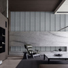 Płyta betonowa na ścianę 3D PB51 800x410x20, antracytowy B08, beton architektoniczny