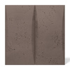 Płyta betonowa na ścianę 3D PB20 600x600x40, czekoladowy CL02, beton architektoniczny