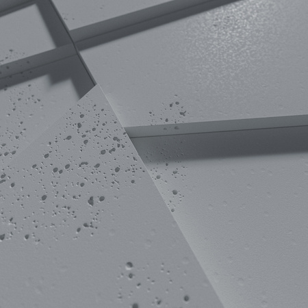 Płyta betonowa na ścianę 3D PB09 1200x600x45, antracytowy B08, beton architektoniczny