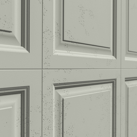 Płyta betonowa na ścianę 3D PB33A 1200x600x30, pistacjowy CL08; wzór A, beton architektoniczny