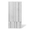 Płyta betonowa na ścianę 3D PB13 1200x600x40, jasnoszary S50, beton architektoniczny