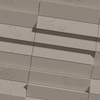 Płyta betonowa na ścianę 3D PB69 5x22,6x2, szarobeżowy CL05, beton architektoniczny