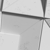 Płyta betonowa na ścianę 3D PB26B 600x600x45, jasnoszary S50, wzór B, beton architektoniczny
