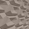 Płyta betonowa na ścianę 3D PB02 448x200x40, szarobeżowy CL05, beton architektoniczny