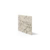 Płyta betonowa na ścianę 3D PB12 600x600x40, kość słoniowa KS, beton architektoniczny