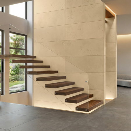 Płyta betonowa na ścianę 2D PA13 1500x600x20, miodowy CL03, beton architektoniczny