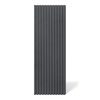 Płyta betonowa na ścianę 3D PB38 1350x480x30, czarny B15, beton architektoniczny