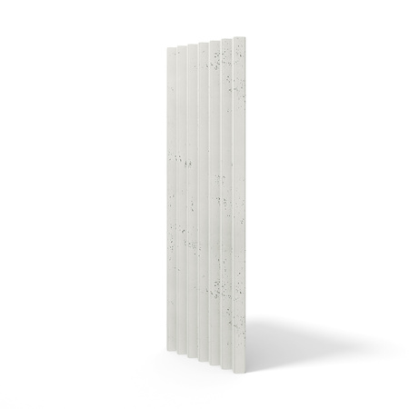 Płyta betonowa na ścianę 3D PB65 1350x480x32, zgaszona biel B0, beton architektoniczny