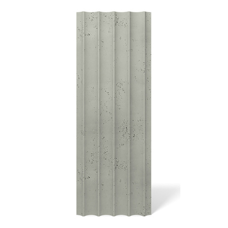 Płyta betonowa na ścianę 3D PB59 1350x500x35, zgaszona zieleń CL09, beton architektoniczny