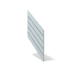 Płyta betonowa na ścianę 3D PB43 1210x500x25, jasny błękit CL06, beton architektoniczny