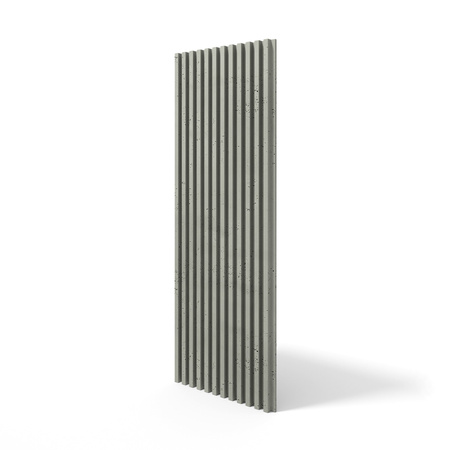 Płyta betonowa na ścianę 3D PB38 1350x480x30, zgaszona zieleń CL09, beton architektoniczny