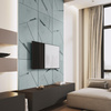 Płyta betonowa na ścianę 3D PB18 1200x600x38, jasny błękit CL06, beton architektoniczny