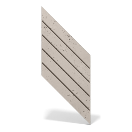 Płyta betonowa na ścianę 3D PB43 1210x500x25, kaszmirowy CL04, beton architektoniczny