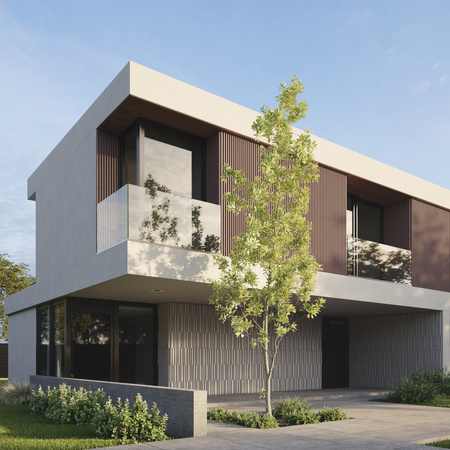 Płyta betonowa na ścianę 3D PB42 1350x600x30, jasnoszary S50, beton architektoniczny