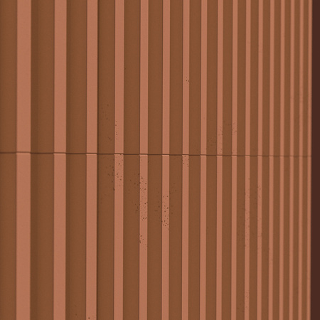 Płyta betonowa na ścianę 3D PB41 1350x380x44, terakota CL01, beton architektoniczny