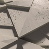 Płyta betonowa na ścianę 3D PB12 600x600x40, kaszmirowy CL04, beton architektoniczny