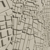 Płyta betonowa na ścianę 3D PB71D 600x600x22, kość słoniowa KS; wzór D, beton architektoniczny