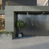 Płyta betonowa na ścianę 2D PA05 900x550x10, zgaszona zieleń CL09, beton architektoniczny