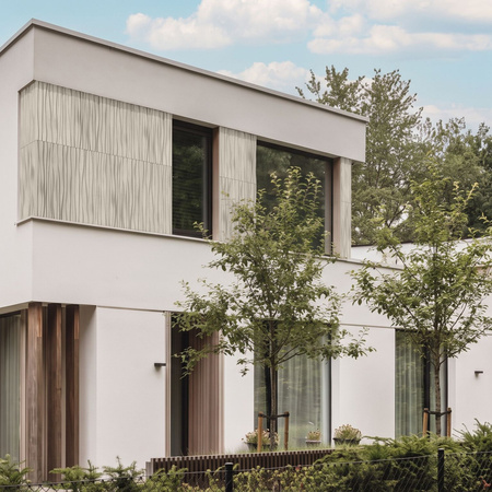 Płyta betonowa na ścianę 3D PB03 1000x500x32, kość słoniowa KS, beton architektoniczny