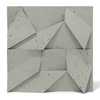 Płyta betonowa na ścianę 3D PB06B 600x600x42, zgaszona zieleń CL09; wzór B, beton architektoniczny