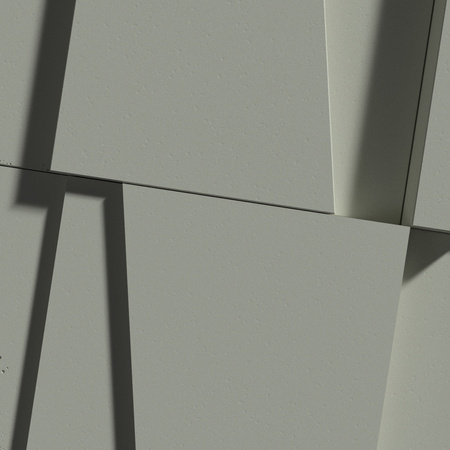 Płyta betonowa na ścianę 3D PB10B 600x600x40, zgaszona zieleń CL09; wzór B, beton architektoniczny