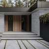 Płyta betonowa na ścianę 3D PB69 5x22,6x2, szary S96, beton architektoniczny