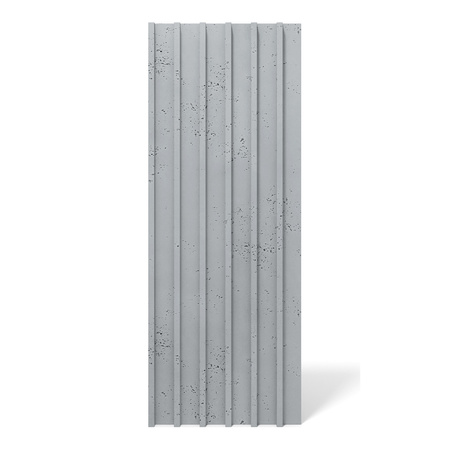 Płyta betonowa na ścianę 3D PB40 1350x510x30, szary S96, beton architektoniczny