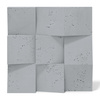 Płyta betonowa na ścianę 3D PB15 600x600x40, szary S96, beton architektoniczny