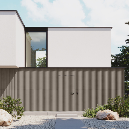 Płyta betonowa na ścianę 3D PB59 1350x500x35, szarobeżowy CL05, beton architektoniczny