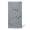 Płyta betonowa na ścianę 3D PB05C 1200x600x48, antracytowy B08, wzór C, beton architektoniczny