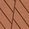 Płyta betonowa na ścianę 3D PB43 1210x500x25, terakota CL01, beton architektoniczny