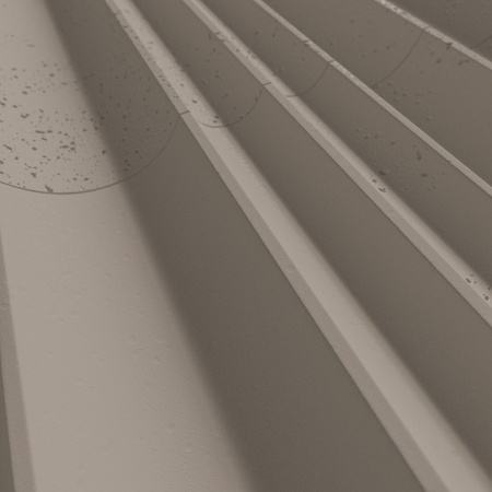 Płyta betonowa na ścianę 3D PB56 1350x430x35, szarobeżowy CL05, beton architektoniczny