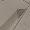 Płyta betonowa na ścianę 3D PB18B 1200x600x38, szarobeżowy CL05; wzór B, beton architektoniczny
