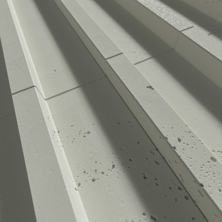 Płyta betonowa na ścianę 3D PB40 1350x510x30, pistacjowy CL08, beton architektoniczny