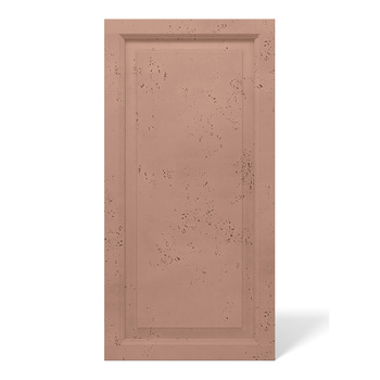 Płyta betonowa na ścianę 3D PB33A 1200x600x30, brudny róż CL07; wzór A, beton architektoniczny