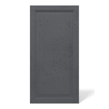 Płyta betonowa na ścianę 3D PB33A 1200x600x30, czarny B15; wzór A, beton architektoniczny