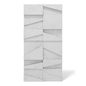 Płyta betonowa na ścianę 3D PB09 1200x600x45, jasnoszary S50, beton architektoniczny
