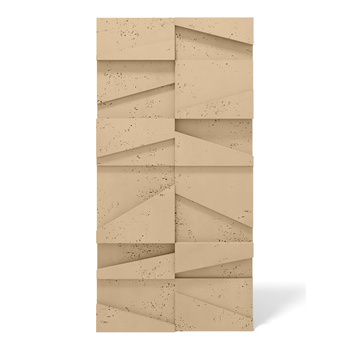 Płyta betonowa na ścianę 3D PB09 1200x600x45, miodowy CL03, beton architektoniczny