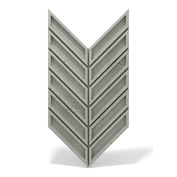 Płyta betonowa na ścianę 3D PB50 1156x600x20, zgaszona zieleń CL09, beton architektoniczny