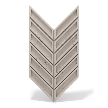 Płyta betonowa na ścianę 3D PB50 1156x600x20, kaszmirowy CL04, beton architektoniczny