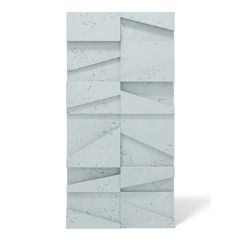 Płyta betonowa na ścianę 3D PB09 1200x600x45, jasny błękit CL06, beton architektoniczny