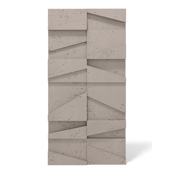 Płyta betonowa na ścianę 3D PB09 1200x600x45, szarobeżowy CL05, beton architektoniczny
