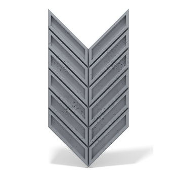 Płyta betonowa na ścianę 3D PB50 1156x600x20, antracytowy B08, beton architektoniczny