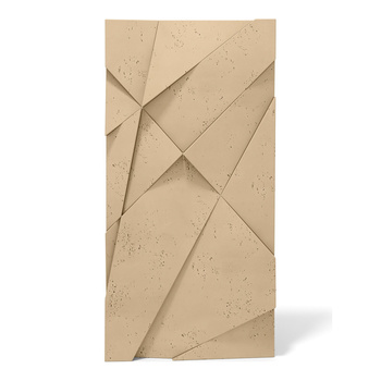 Płyta betonowa na ścianę 3D PB05A 1200x600x48, miodowy CL03, wzór A, beton architektoniczny