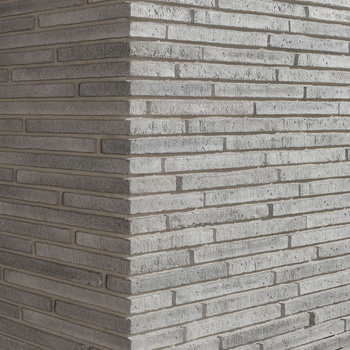 Narożnik do cegły betonowej long Puro Vela szary 250/100x40x20