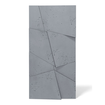 Płyta betonowa na ścianę 3D PB05B 1200x600x48, antracytowy B08, wzór B, beton architektoniczny