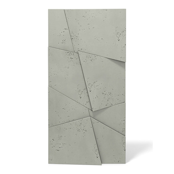 Płyta betonowa na ścianę 3D PB05B 1200x600x48, zgaszona zieleń CL09, wzór B, beton architektoniczny