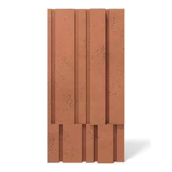 Płyta betonowa na ścianę 3D PB13 1200x600x40, terakota CL01, beton architektoniczny