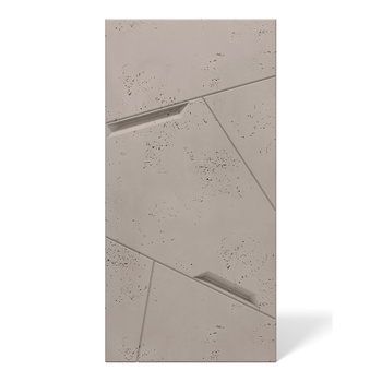 Płyta betonowa na ścianę 3D PB18B 1200x600x38, szarobeżowy CL05; wzór B, beton architektoniczny